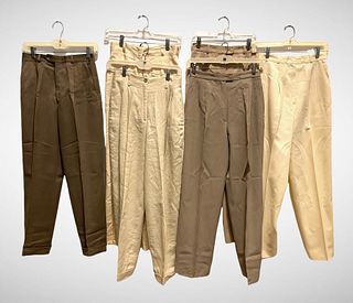 Vintage 1980's Trouser Pant Collection Neutrals #1