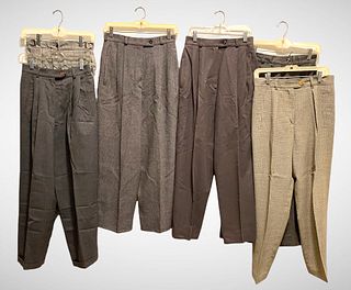 Vintage 1980's Trouser Pant Collection Neutrals #2