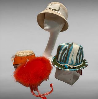 Collection GIMBELS Mid Century Ladies Hat Collection
