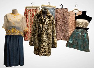 Collection Leopard Jacket Midi Skirts 