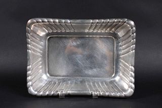 Reed & Barton Sterling Silver Fluted Serving Dish