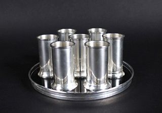Tiffany & Co Makers Sterling Silver Shot Glasses