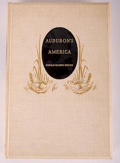 Donald C. Peattie "Audubon's America", Signed