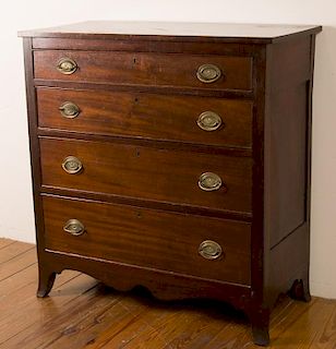 Tennessee Walnut Federal Chest of Drawers