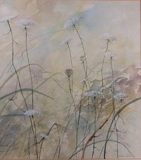Jane Carlson Queen Anne's Lace Watercolor