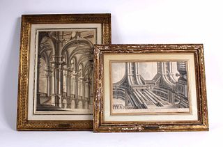 Two Italian Architectural Drawings