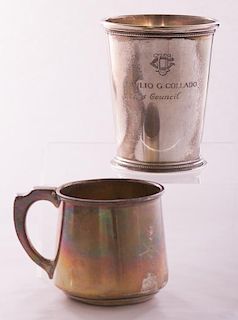 Tiffany Sterling Cup & M. Fred Hirsch Sterling Cup