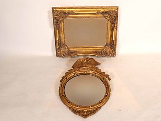 Rococo Style Giltwood Looking Glass