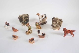 Group of Ceramic Animal Figurines