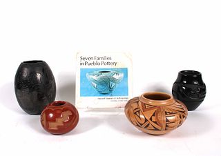 Erasmo Nieto Blackware Pottery Vase
