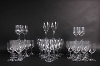 Twelve Baccarat "St Remy" Wine Glasses