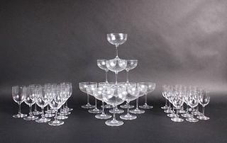 Baccarat "Perfection" Champagne/Cordial Glassware