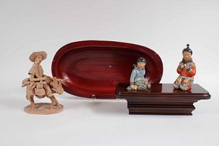 Bombay Company Shelf with Figurines