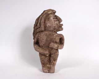Replica of Mesoamerican Deity in Profile