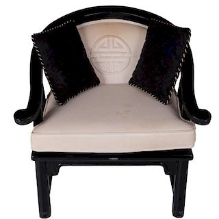 Chinoiserie Horseshoe Chair