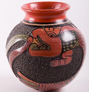 Handmade South American Clay Pot