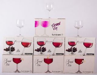 Luminarc Wine Glasses, Thirty-Seven (37)