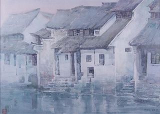 Chinese Watercolor by Y.D.L.