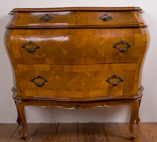 French Commode w/ Mixed Woods