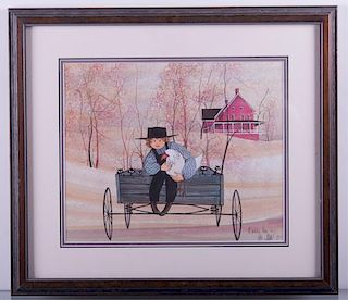 P. Buckley Moss Signed Lithograph