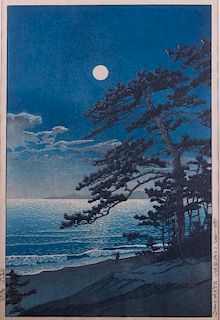 20th C Japanese Woodblock Print in Colors