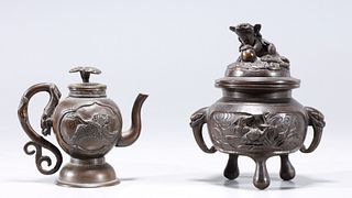 Two Japanese Bronzes
