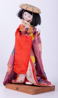 Occupied Japan Silk Doll