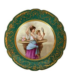 Porcelain Plate Signed Royal Austria