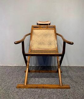 A Chinese Hardwood (possibly HuanghuaLi) Chair