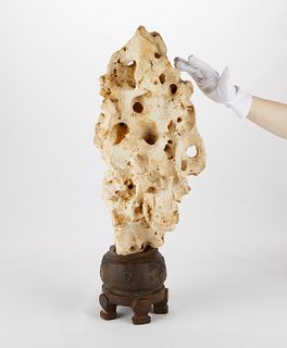 Large Chinese Scholar's Rock with Stand