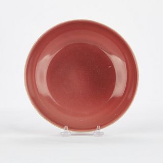 Chinese Oxblood Porcelain Bowl
