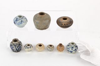 Grp: 9 Chinese Shipwreck Porcelains