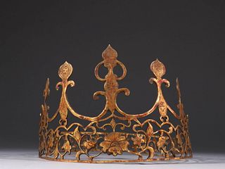 A Gilt Bronze Crown