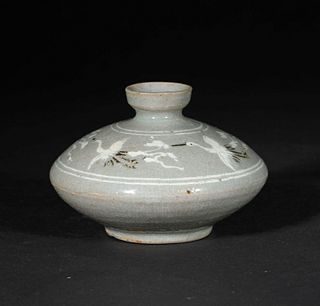 A Korean Porcelain Ink Washer