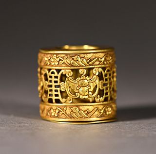 A Gold Archer's Ring