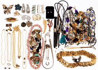 Gold, Signed and Costume Jewelry Assortment