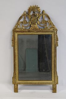 18th / 19 Century Carved & Giltwood French Mirror.