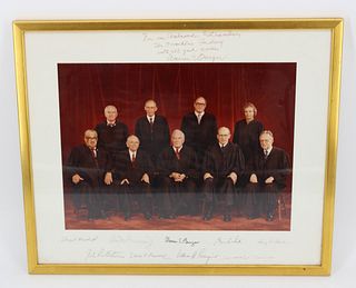 Signed Photograph Of The U.S. Supreme Court