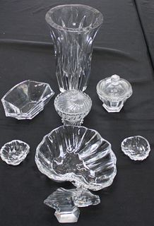 Lot Of Assorted Baccarat Glass Items.