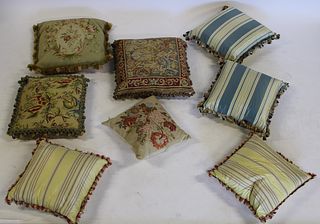 Lot Of 8 Assorted Decorative  Pillows