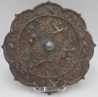 Chinese Tang Dynasty Bronze Mirror.