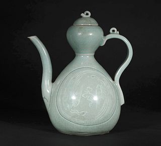 A Korean Porcelain Teapot