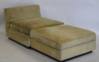 Baker Upholstered 2 Piece Chaise.