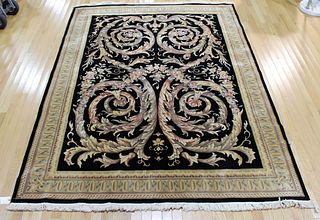 Vintage And Finely Hand Woven Decorative Carpet