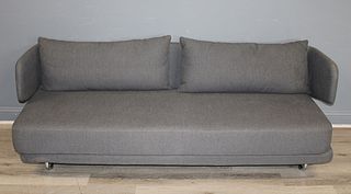 Danish "Softline" Upholstered Sofa.