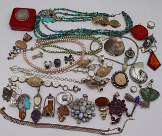 JEWELRY. Assorted Grouping of Sterling Jewelry.