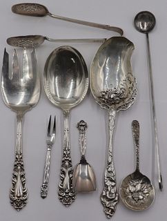 STERLING. Assorted Grouping of Sterling Serving