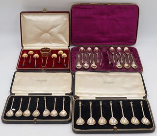 SILVER. Assorted Grouping of English Silver