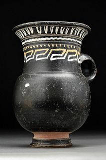 ANCIENT GREEK CAMPANIAN BLACK GLAZED OINOCHOE