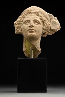 ANCIENT GREEK HEAD OF A WOMAN